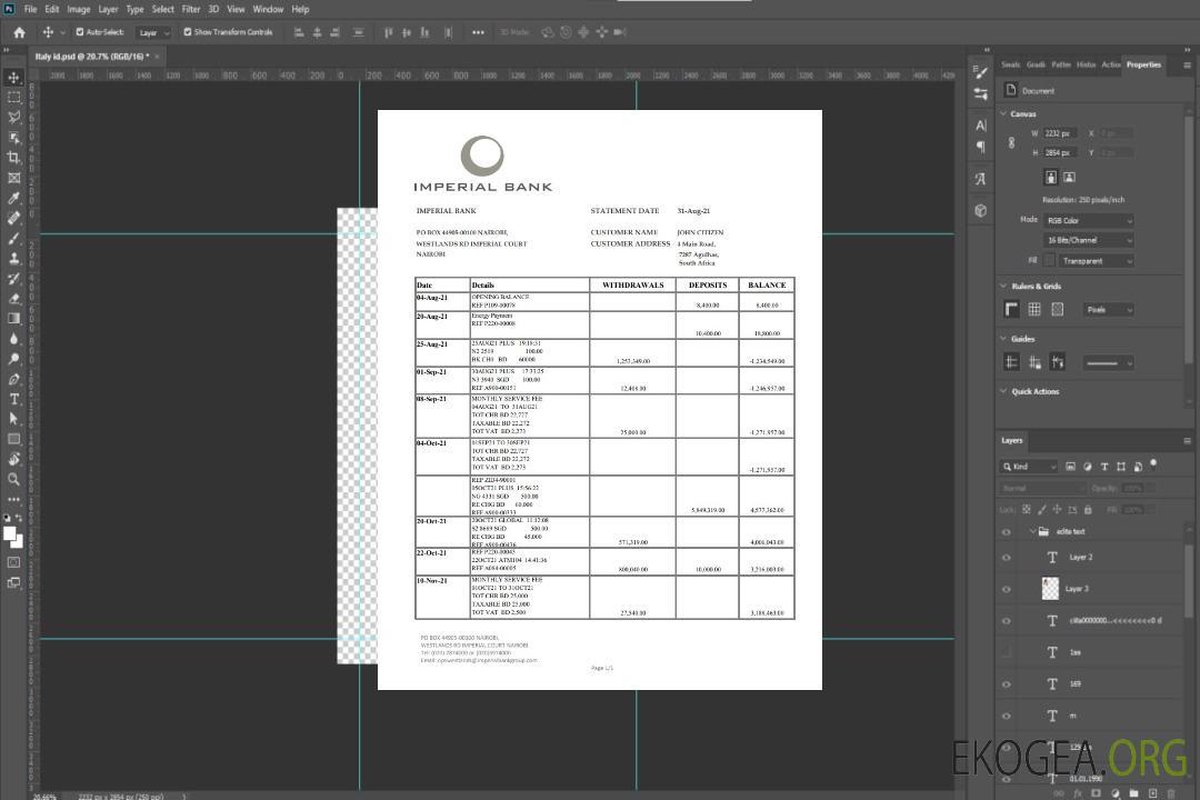 Banque Impériale d'Afrique du Sud excel pdf template Banque Impériale d'Afrique du Sud excel pdf template